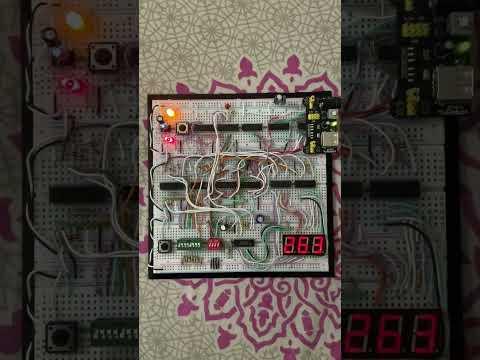 3-Digit Odd Counter Demo [ Digital Logic Design using D Flip-Flops &amp; Logic Gates ] Semester Project