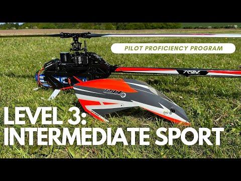 3. Intermediate Sport: RC Helicopter Pilot Proficiency Program (with Tron Dnamic)