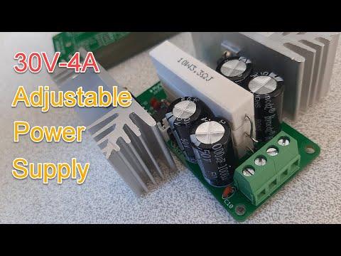 30V-4A Adjustable Power Supply Circuit [CV, CC]