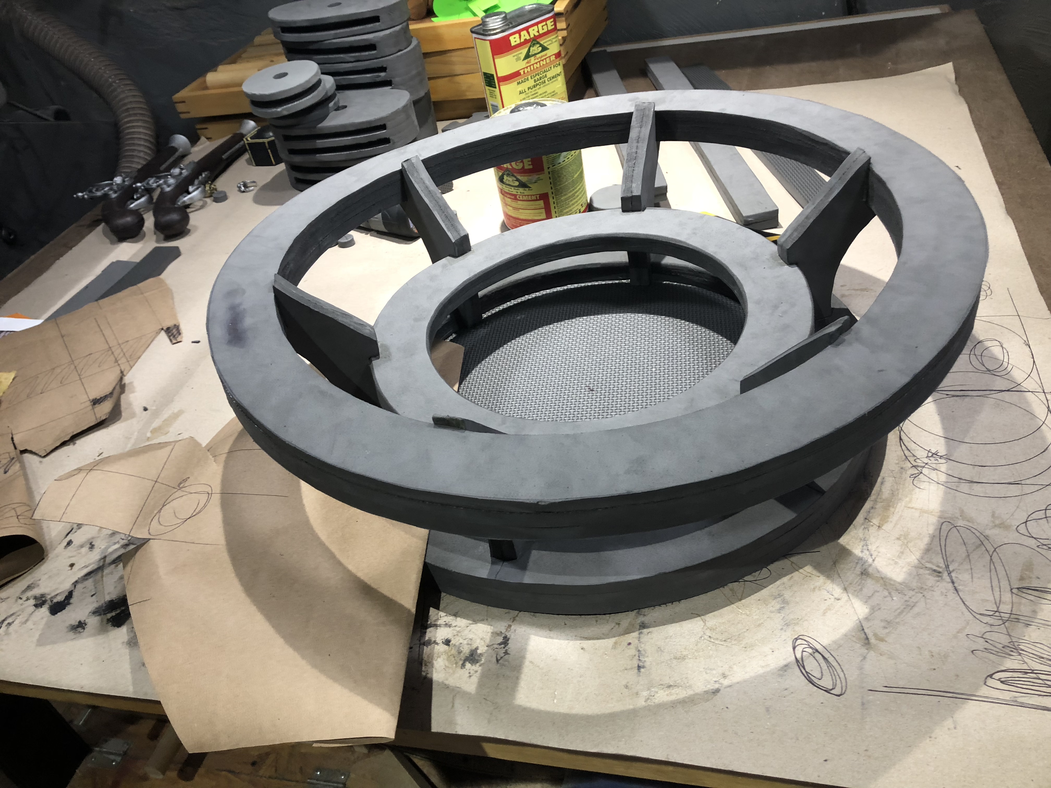 39 Gluing Bottom Ring.JPG