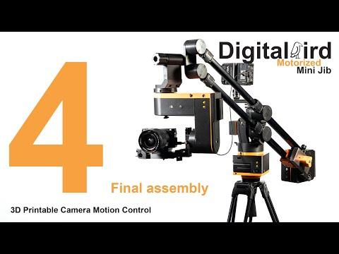 3D Printable Motorized Camera Jib from Digital Bird - Part 4