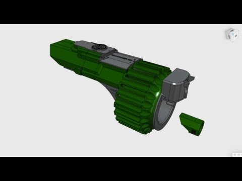 3D Printable Nerf Gauntlet -FALCONER MK II