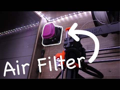 3D Printed Air Purifier -- gets rid of the smell (and toxicity) of filament!