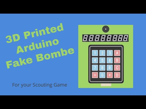 3D Printed Arduino Fake Bombe