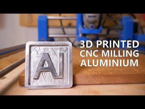 3D Printed DIY Dremel CNC Mills Aluminium