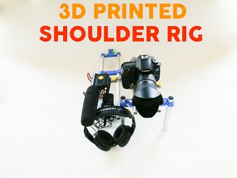 3D Printed DSLR Shoulder Rig