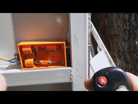 3D Printed Electric Lock (on a door)