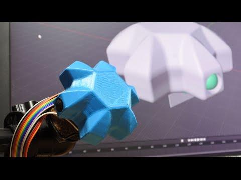 3D Printed Full 6 DOFs Space Mouse - &quot;Space Mushroom&quot;