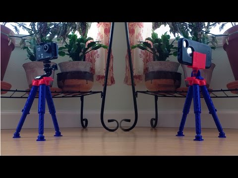 3D Printed GoPro/Smartphone Tripod