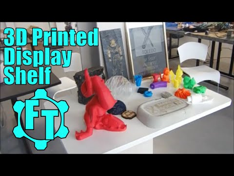 3D Printed I-Beam Clamp Display Shelf