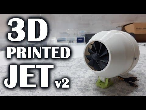 3D Printed Jet Engine V2