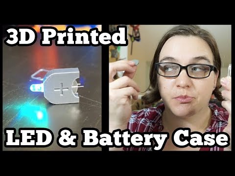 3D Printed LED &amp;amp; Battery Case | BMT #113