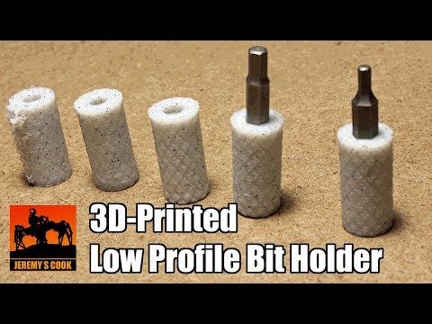 3D Printed Low Profile Bit Holder [Wiha Screwdriver]