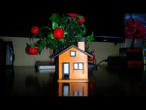 3D Printed Miniature House Vase