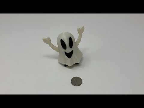 3D Printed Miniature Pinwalker, Ghost