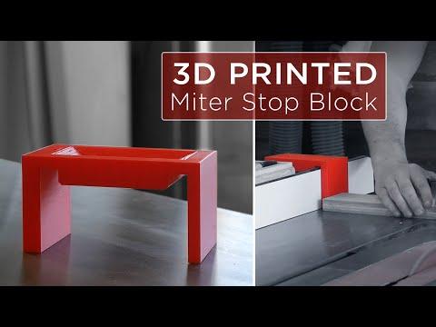 3D Printed Miter Stop Block for SawStop | 67