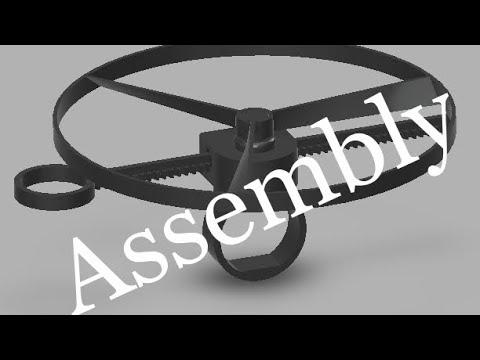 3D Printed Pull Copter Assembly