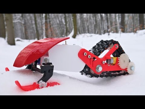 3D Printed Snowmobile!