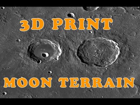 3D Printing Any Moon Terrain