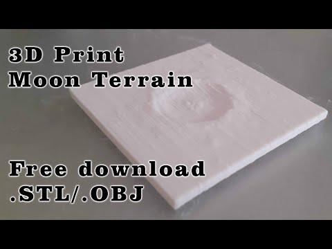 3D Printing Any Moon Terrain