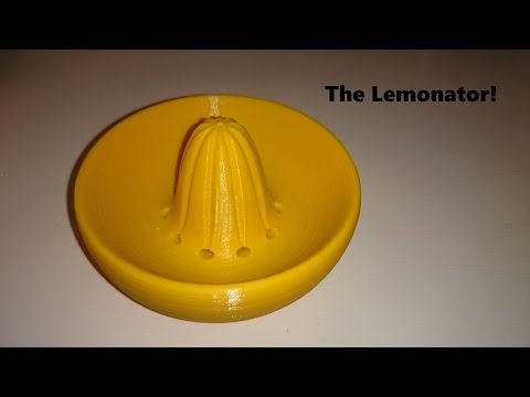 3D Printing The Lemonator!