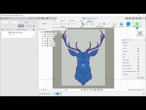3D Reindeer Design