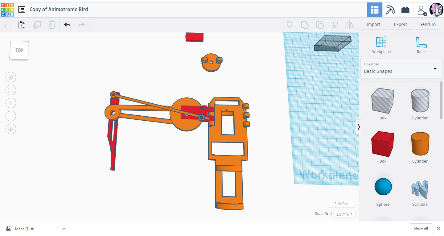 3D design Copy of Animotronic Bird _ Tinkercad - Google Chrome 6_27_2020 12_19_35 AM (2).png