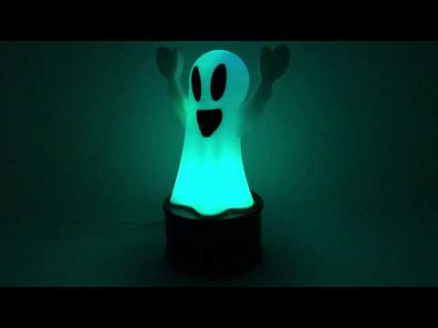 3D printed Animated / Illuminated &amp;quot;Happy&amp;quot; Ghost