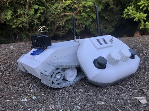 3D printed Arduino FPV RC Tracked Car