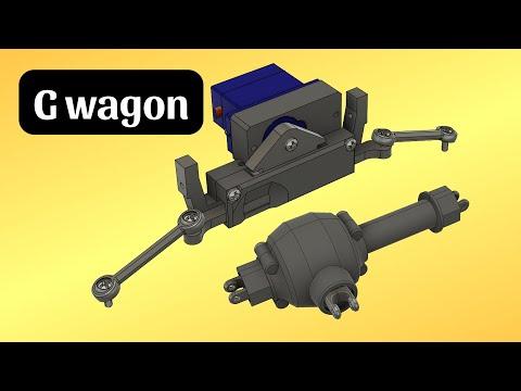 3D printed RC chassis - G wagon assembly | PART 3