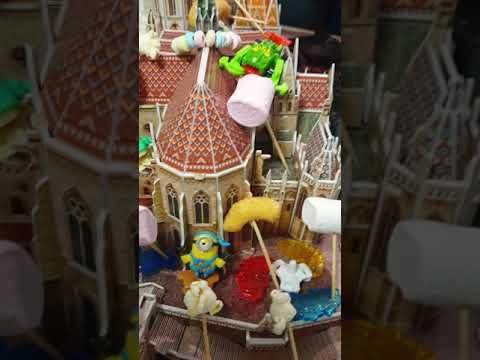 3D-Puzzle-Party-Castle for Kinder Egg Toys!