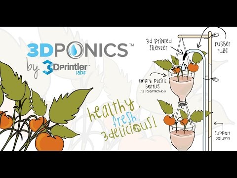 3Dponics Kickstarter Campaign - Free 3D-Printable Hydroponics System and Community