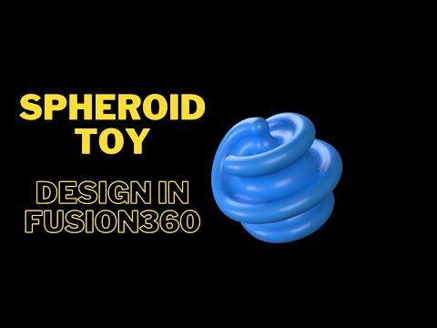 3d model spheroid design in Fusion360 | 3D print | Thingverse