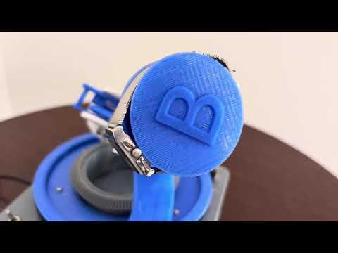 3d printed 3 axial tour billion watch holder