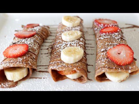 4 Ingredient Nutella Crepes Recipe