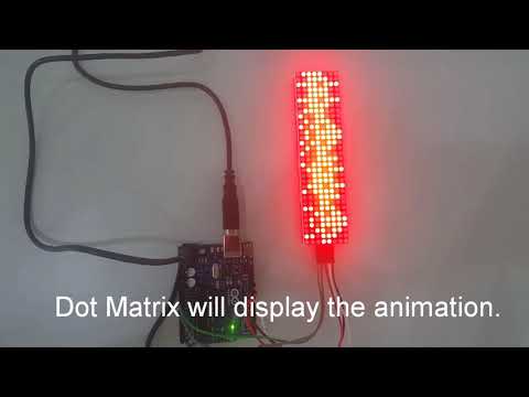 4 in 1 MAX7219 Dot Matrix Display Module Tutorial by Using Arduino UNO