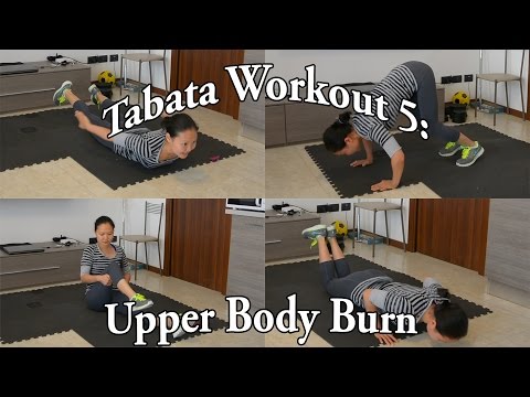 4 min Upper Body Super Burn (Tabata Workout # 5)