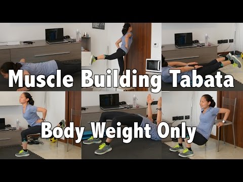 4 min silent tabata workout#2 (body weight strength focused)