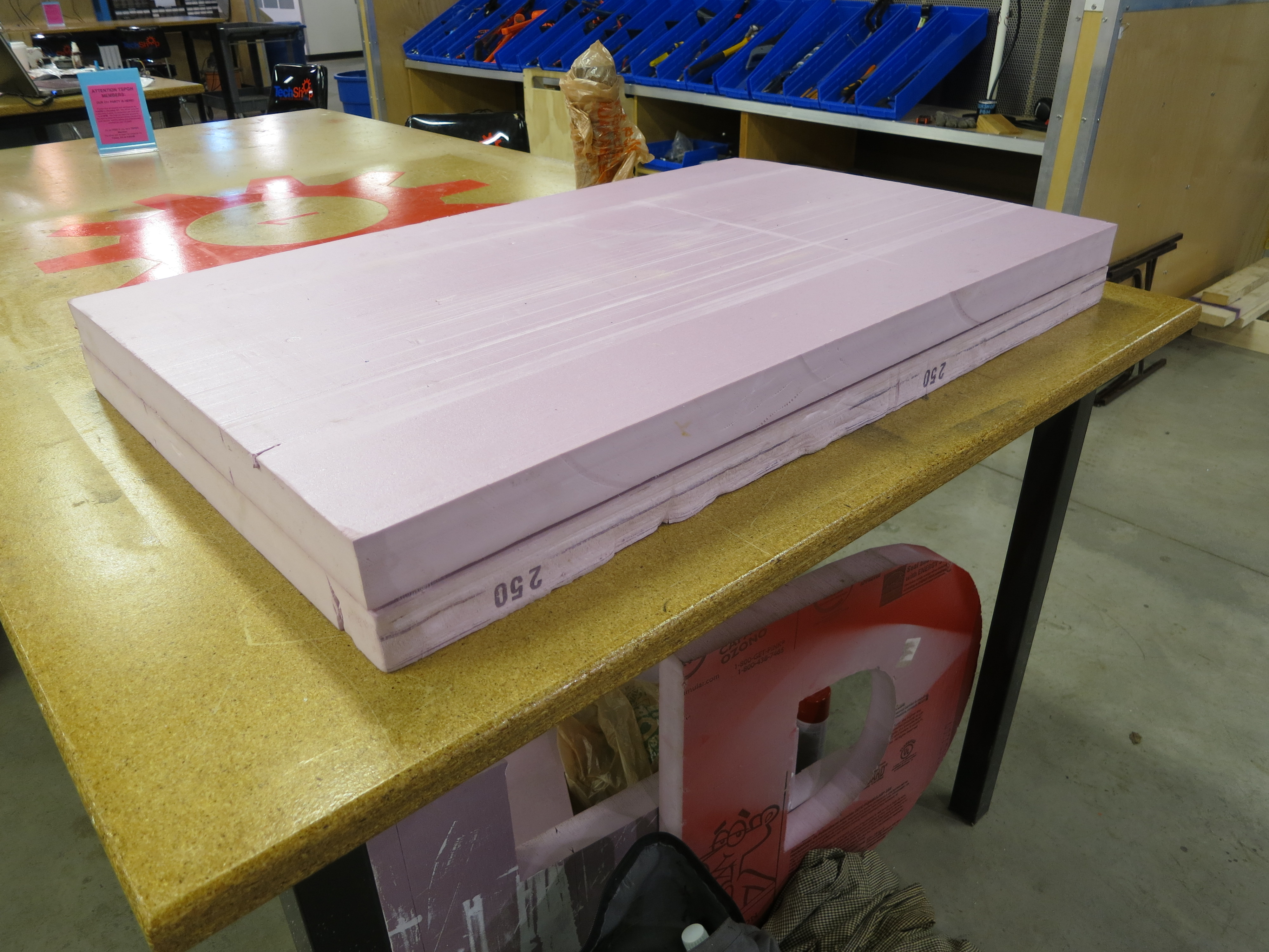 42_Block of Foam ready for carving.JPG