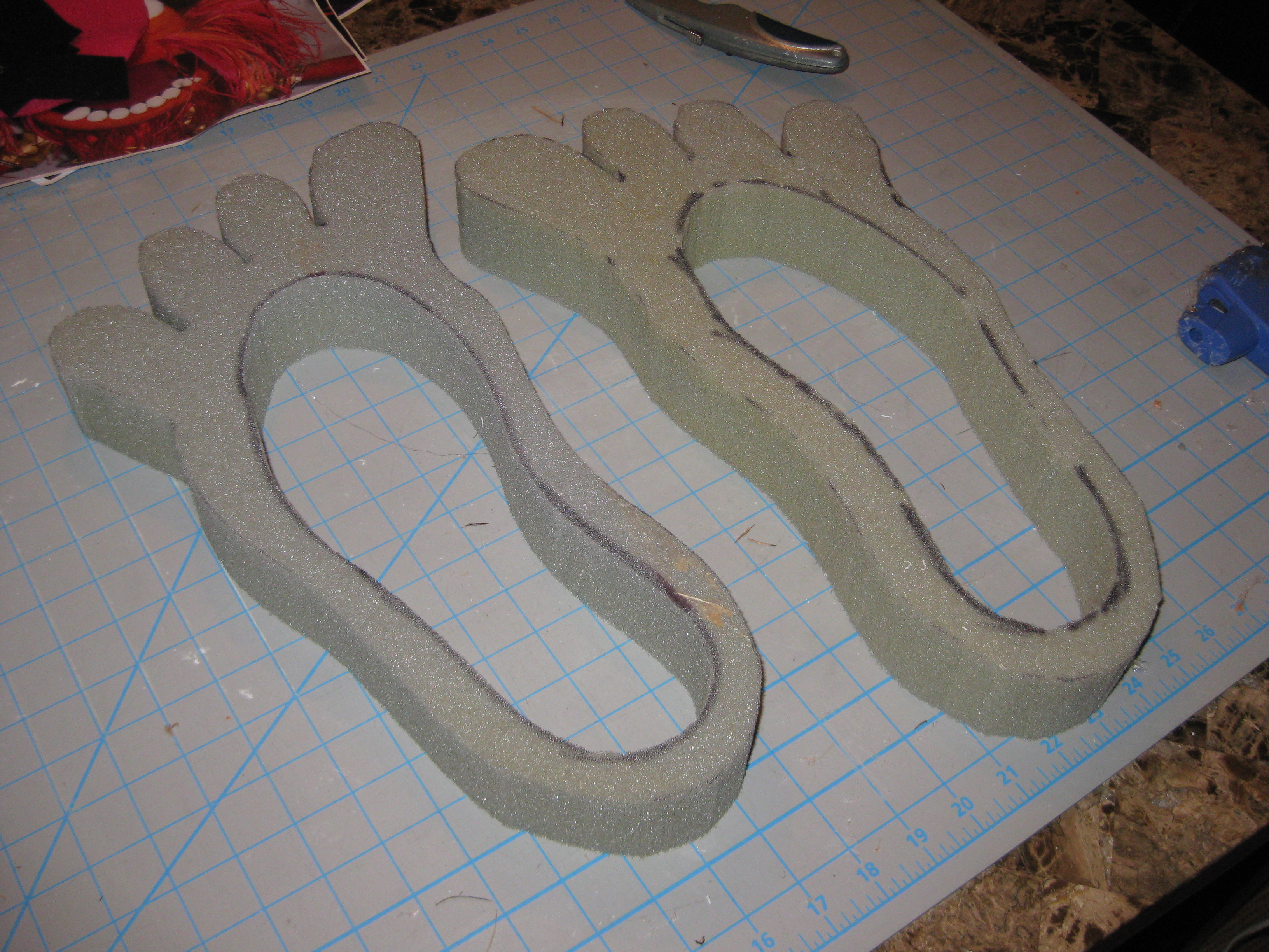 43 Foam Feet Cut.JPG