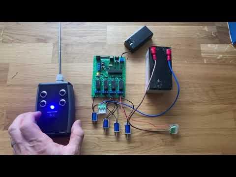 433MHz Transmitter and Receiver Demonstration