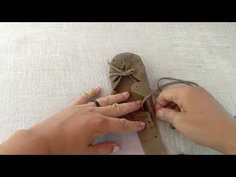 5/7 The Sun Sandals for Kids - Lacing The Heel