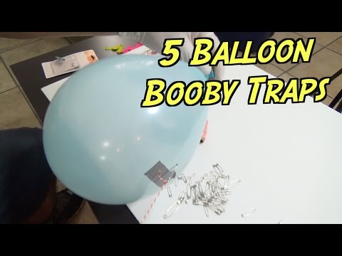 5 Balloon Booby Traps You Must Try- HOW TO PRANK