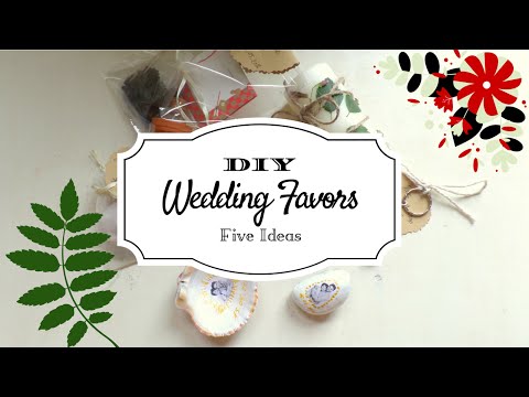 5 Creative Wedding Favor Ideas (Part 2) - DIY Easy and Affordable | by Fluffy Hedgehog