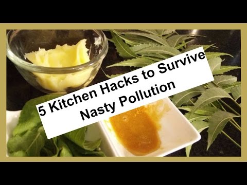 5 Kitchen Hacks to Survive Nasty Pollution | Home Remedies for Pollution in India by Healthy Kadai