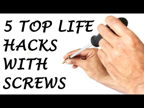 5 Life Hacks with Screws You Should Know