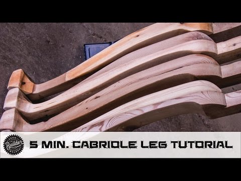 5 Minute Cabriole Style Dining Table Leg Tutorial