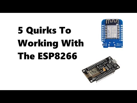 5 Quirks of working with the ESP8266
