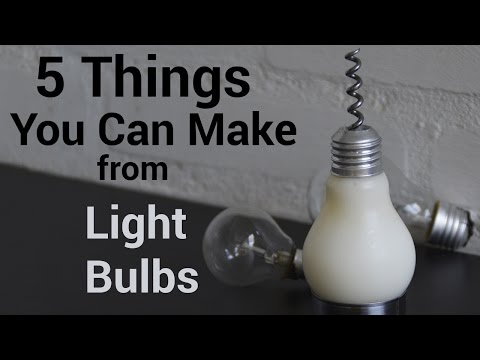 5 Things You Can Make From Light Bulbs