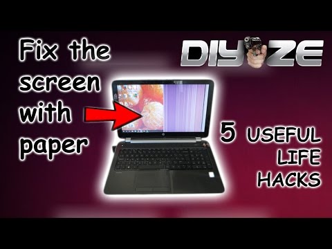 5 USEFUL LIFE HACKS (fix the screen on your laptop)